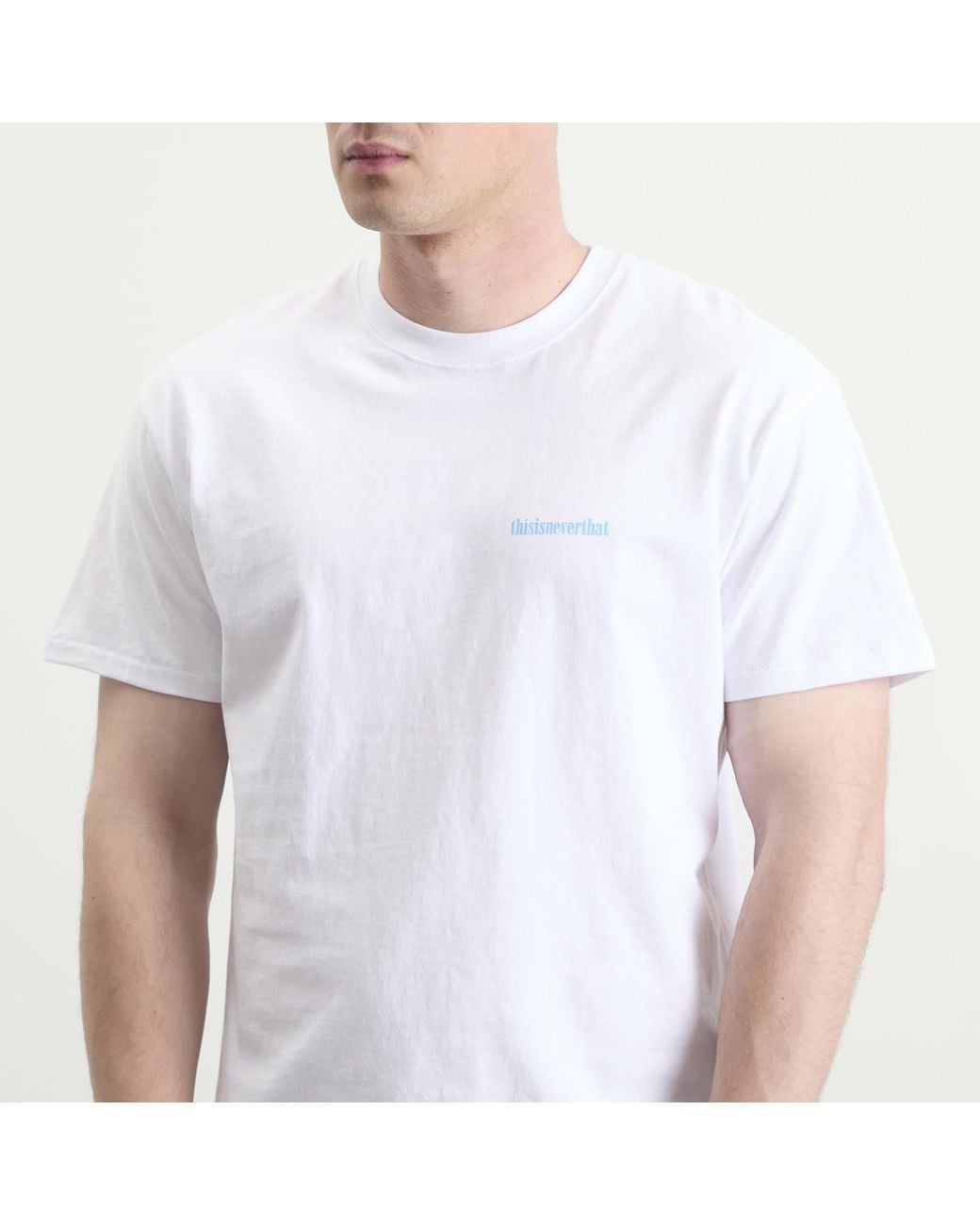 Thisisneverthat White Giraffe T-Shirt for men