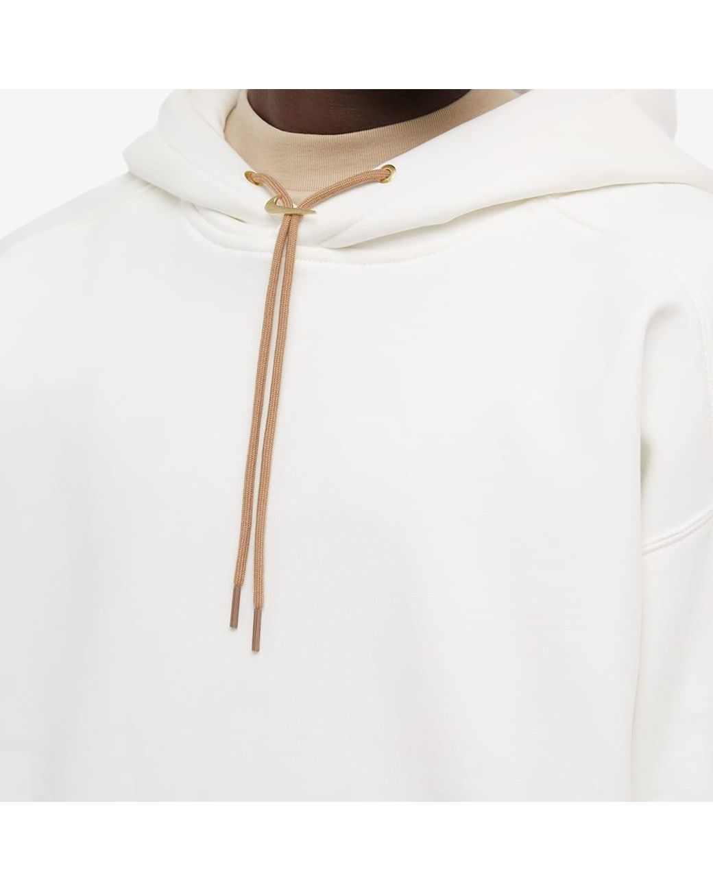 Nike X Jacquemus Fleece Hoody in White for Men | Lyst