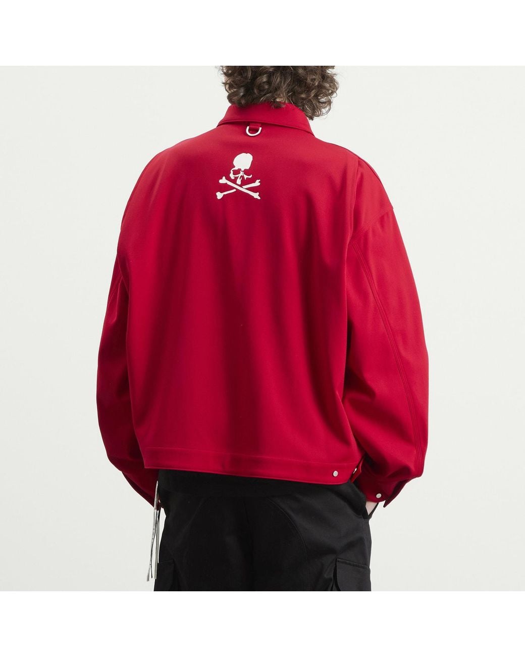 MASTERMIND WORLD Red Jersey Detroit Jacket for men
