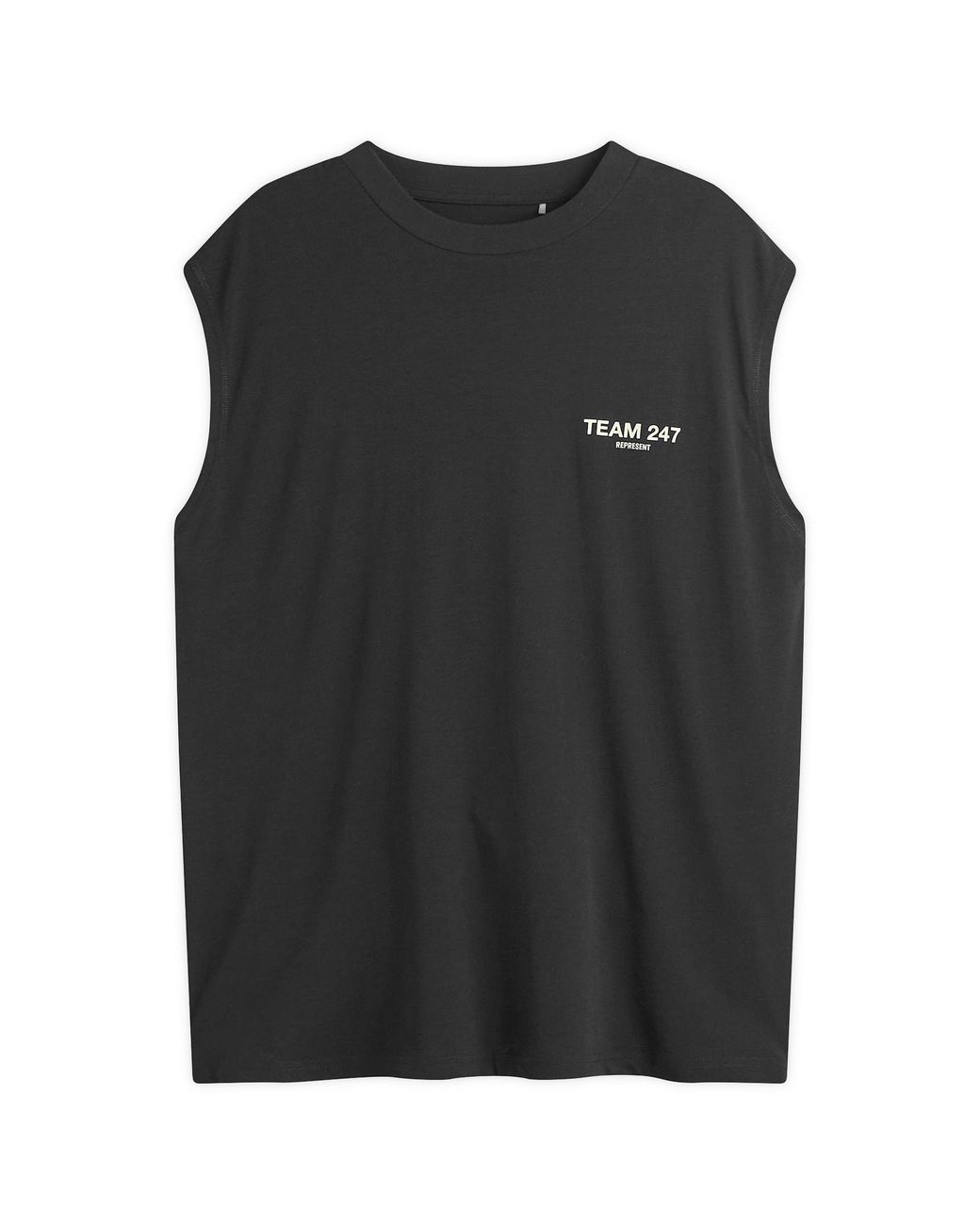 REPRESENT 247 Black Represent Team 247 Oversized Tank for men