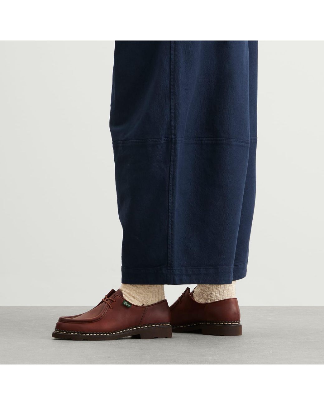 Paraboot Brown Michael Leather Lace Up Derby Shoe