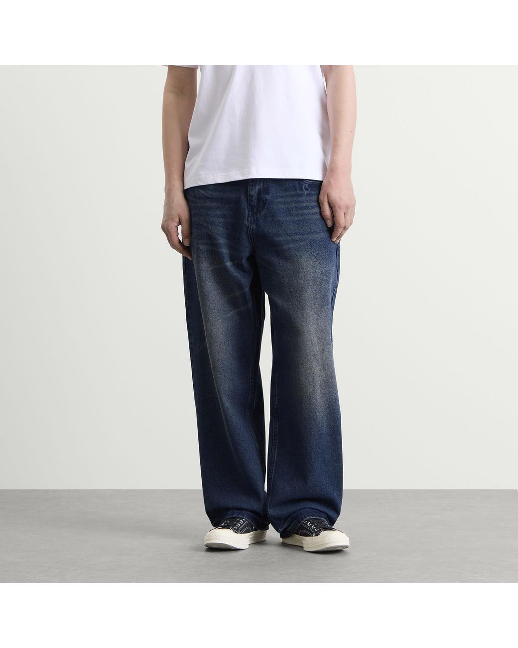 Butter Goods Blue Baggy Denim Jeans for men