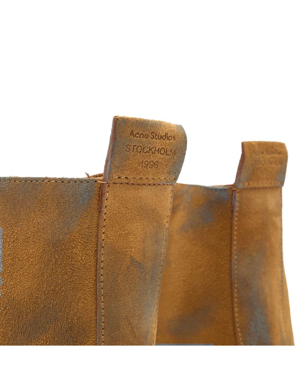 Acne Brown Bebe Suede Boot for men