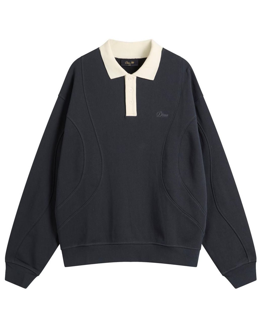 Dime French Terry Rugby Shirt in Blue for Men | Lyst UK