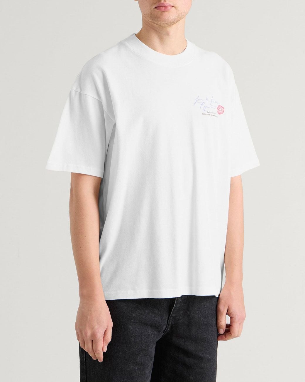 Represent White Love And Kisses Tshirt for men