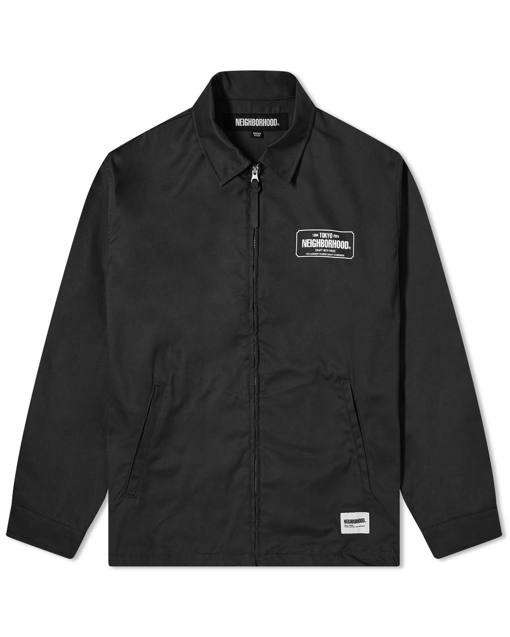 Neighborhood Zip Work Jacket in Black for Men | Lyst