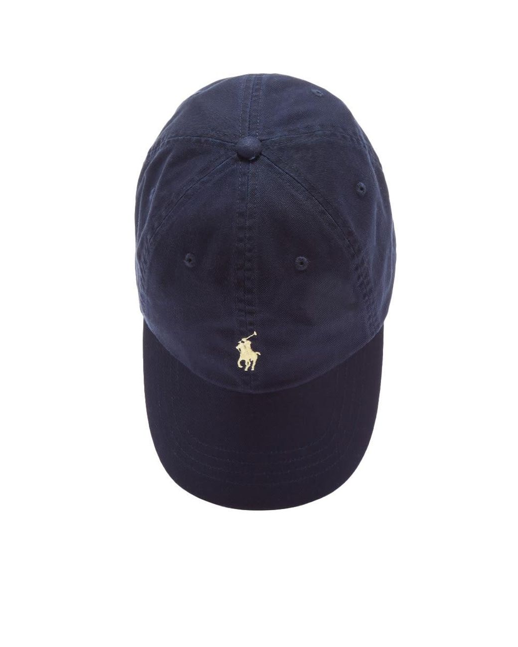 Polo Ralph Lauren Baseball Cap With White Player Logo In Navy in Blue for  Men | Lyst Australia