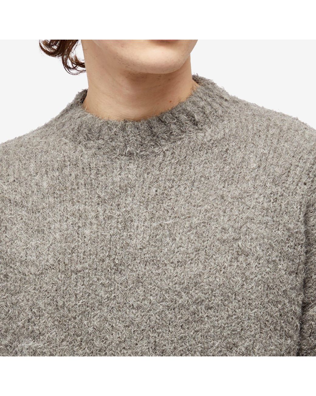 Our Legacy Sonar Roundneck Sweater in Gray for Men | Lyst