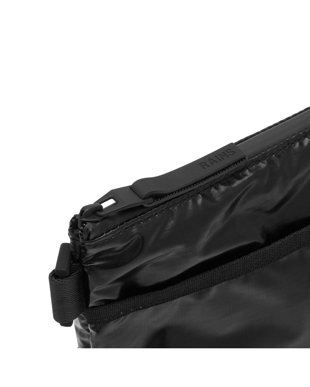 Rains Black Sibu Musette Bag for men