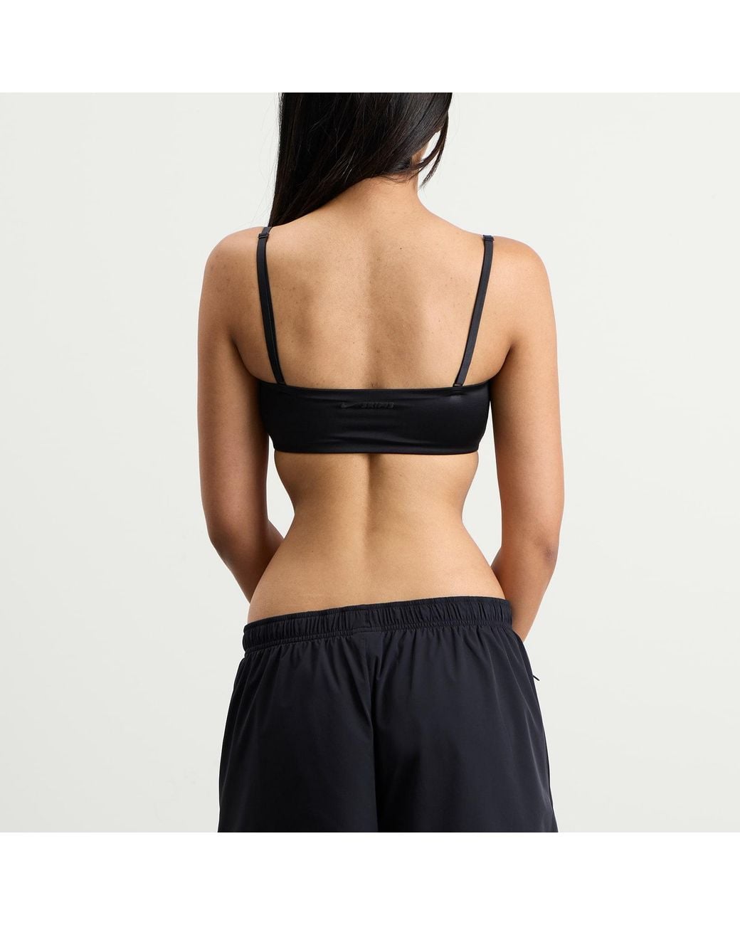 Nike Black X Skims Shine Bandeau Bra
