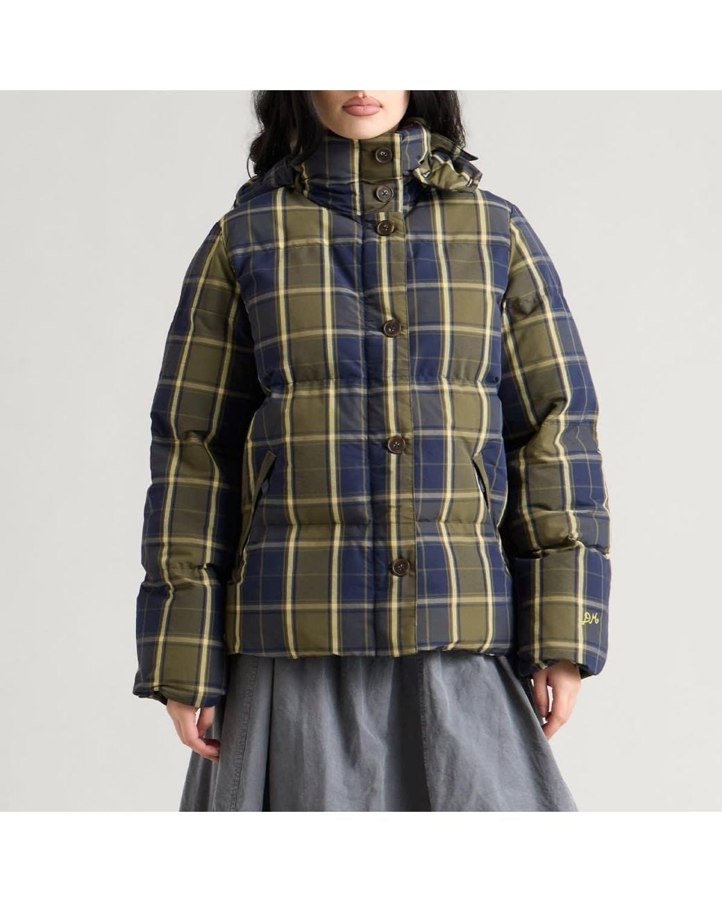 Damson Madder Green End. X Pearl Fennel Puffer Jacket