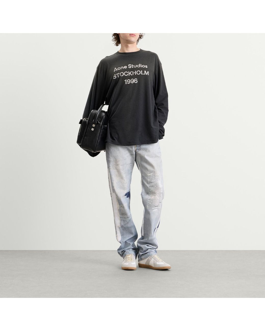 Acne Blue 1996 Tlo Tape Jeans for men