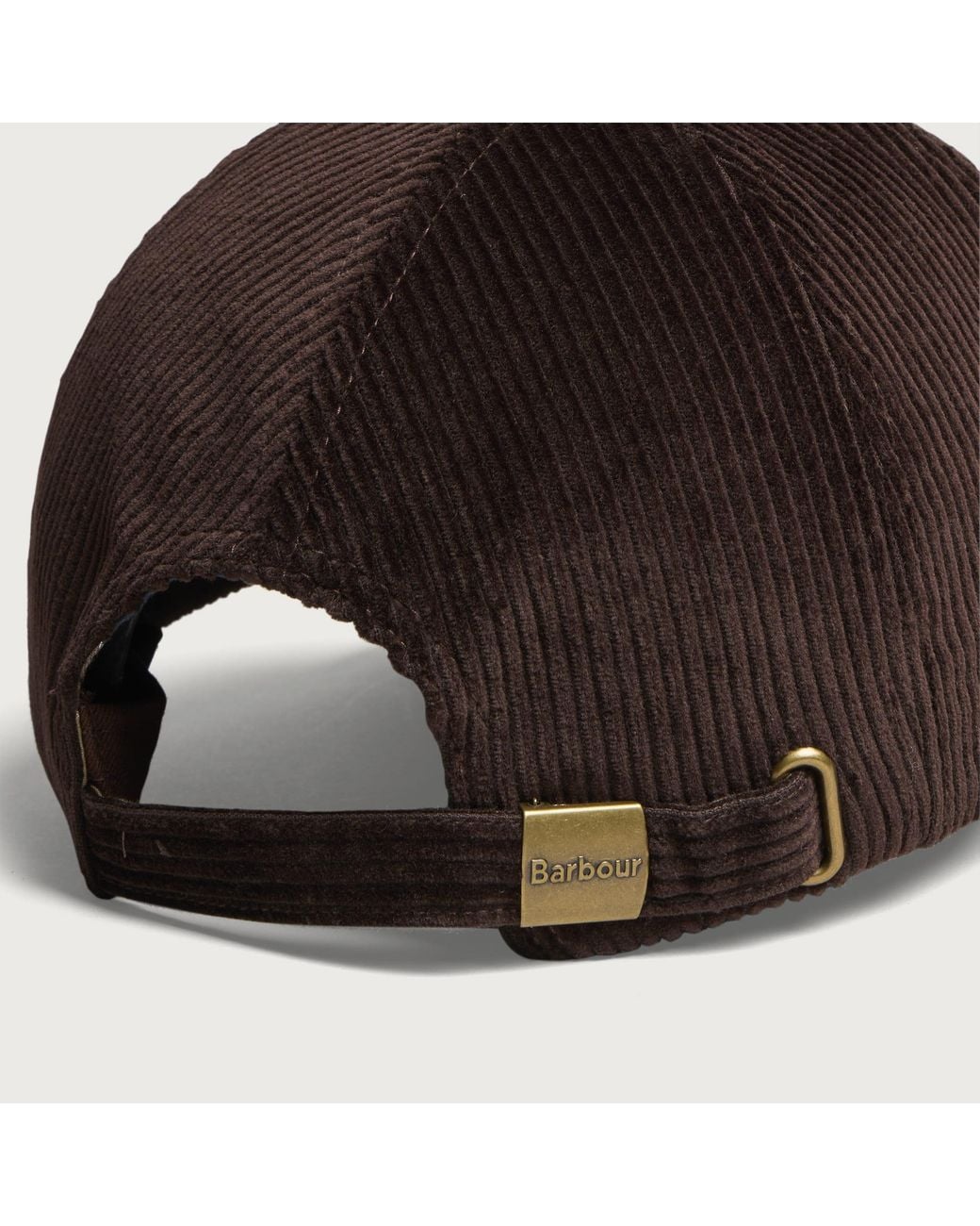Barbour Brown Preston Cord Cap for men