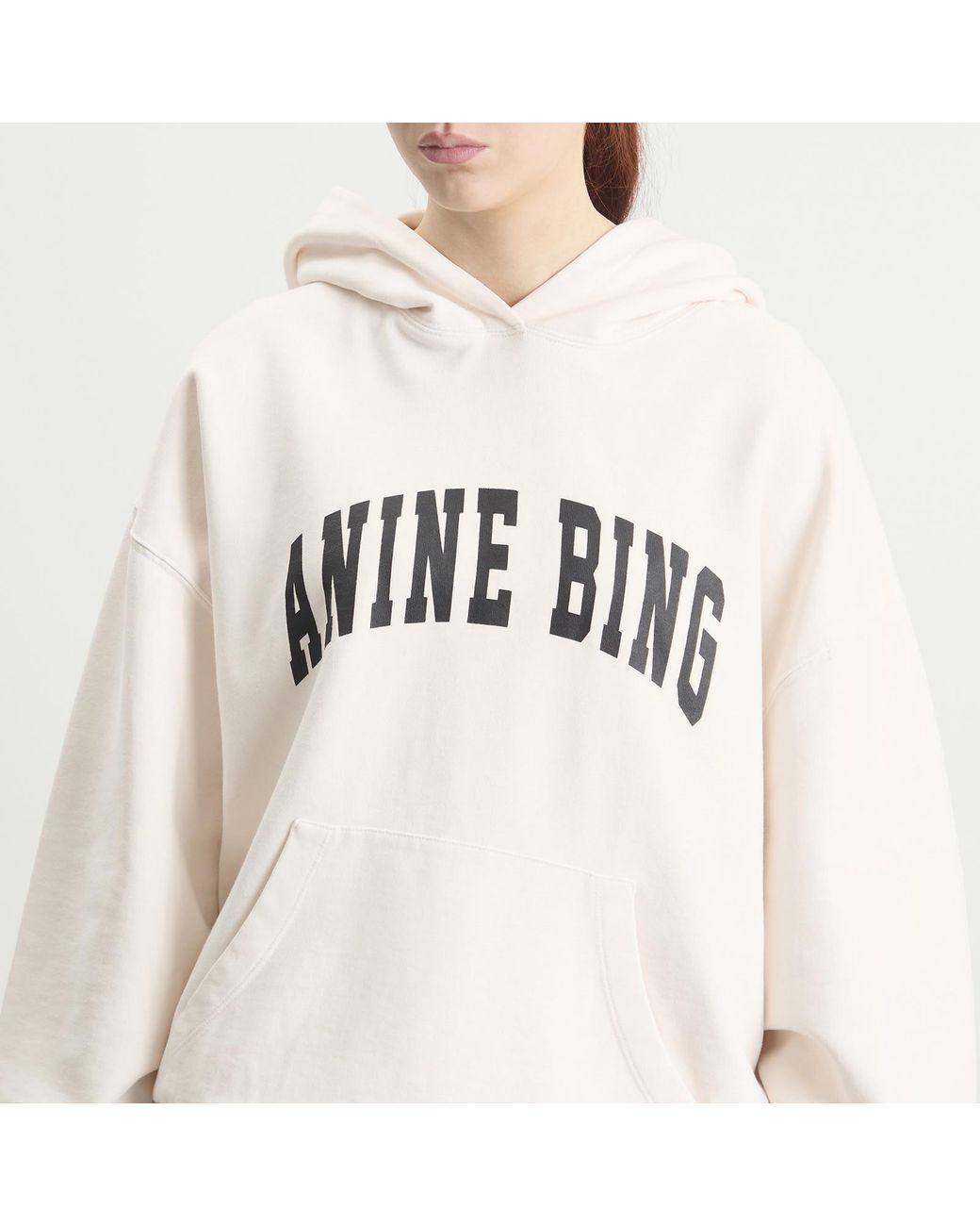 Anine Bing White Harvey Sweatshirt