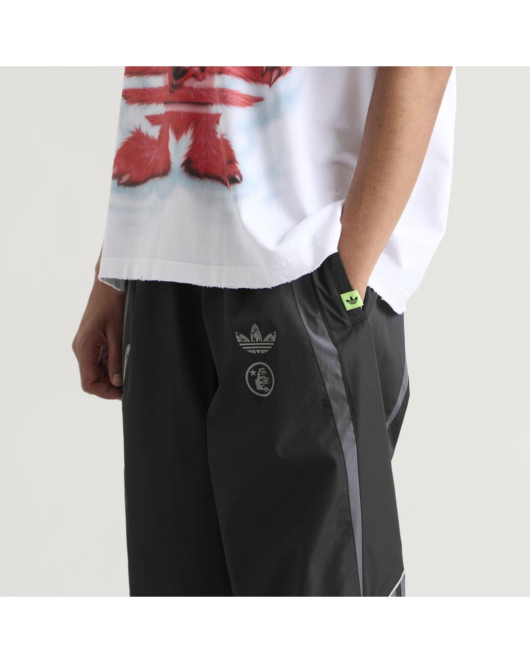 Adidas Black X Hellstar Track Pant for men