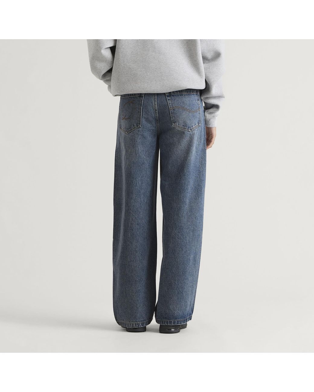 Dime Blue Baggy Denim Pants