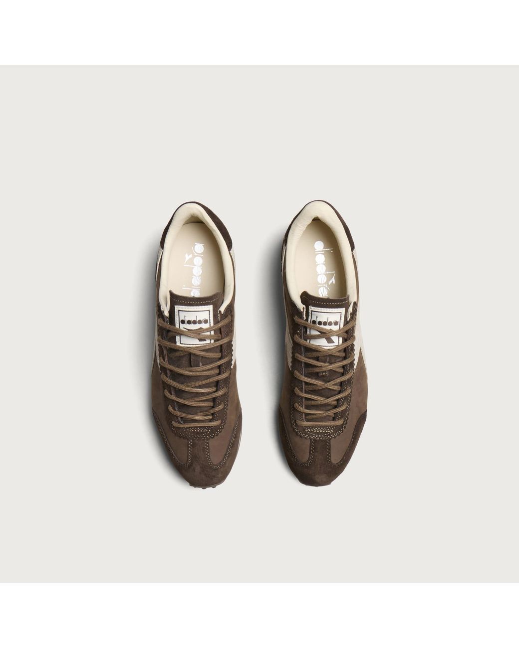 Diadora Brown Rally Waxed Sneaker for men