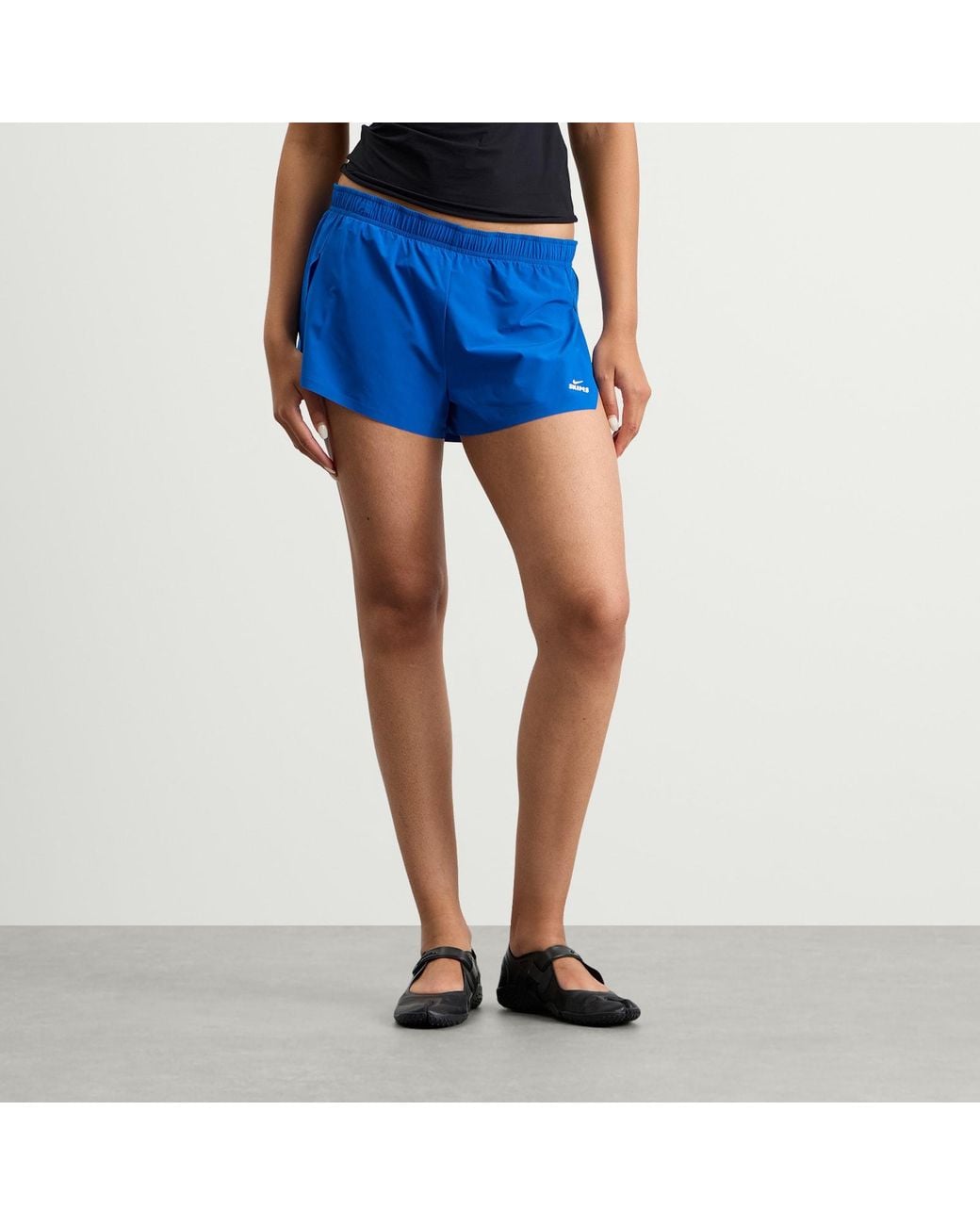 Nike Blue X Skims Stretch Nylon Runner Shorts