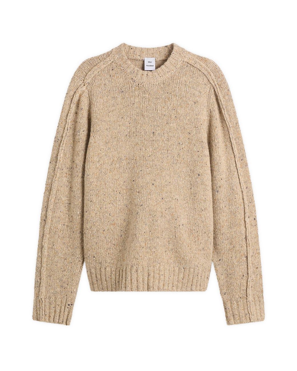 Won Hundred Natural Bently Reverse Seam Jumper for men
