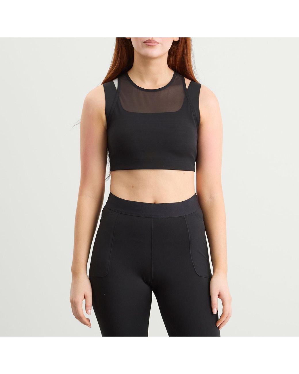 The North Face Black Refina Active Double-Layer Bralette