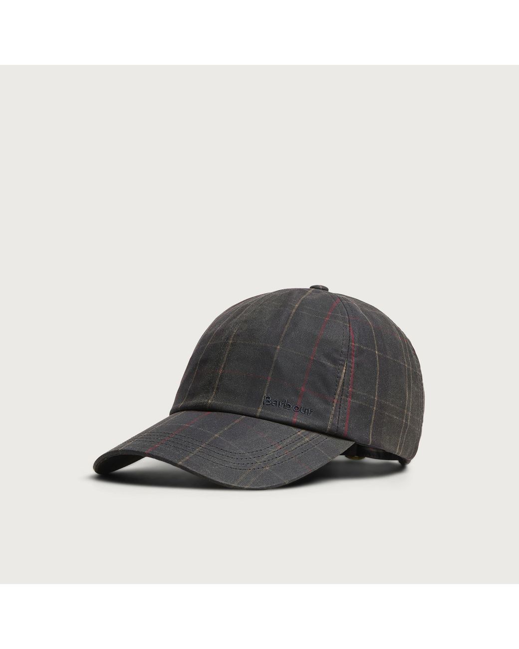 Barbour Black Haydon Tartan Cap for men