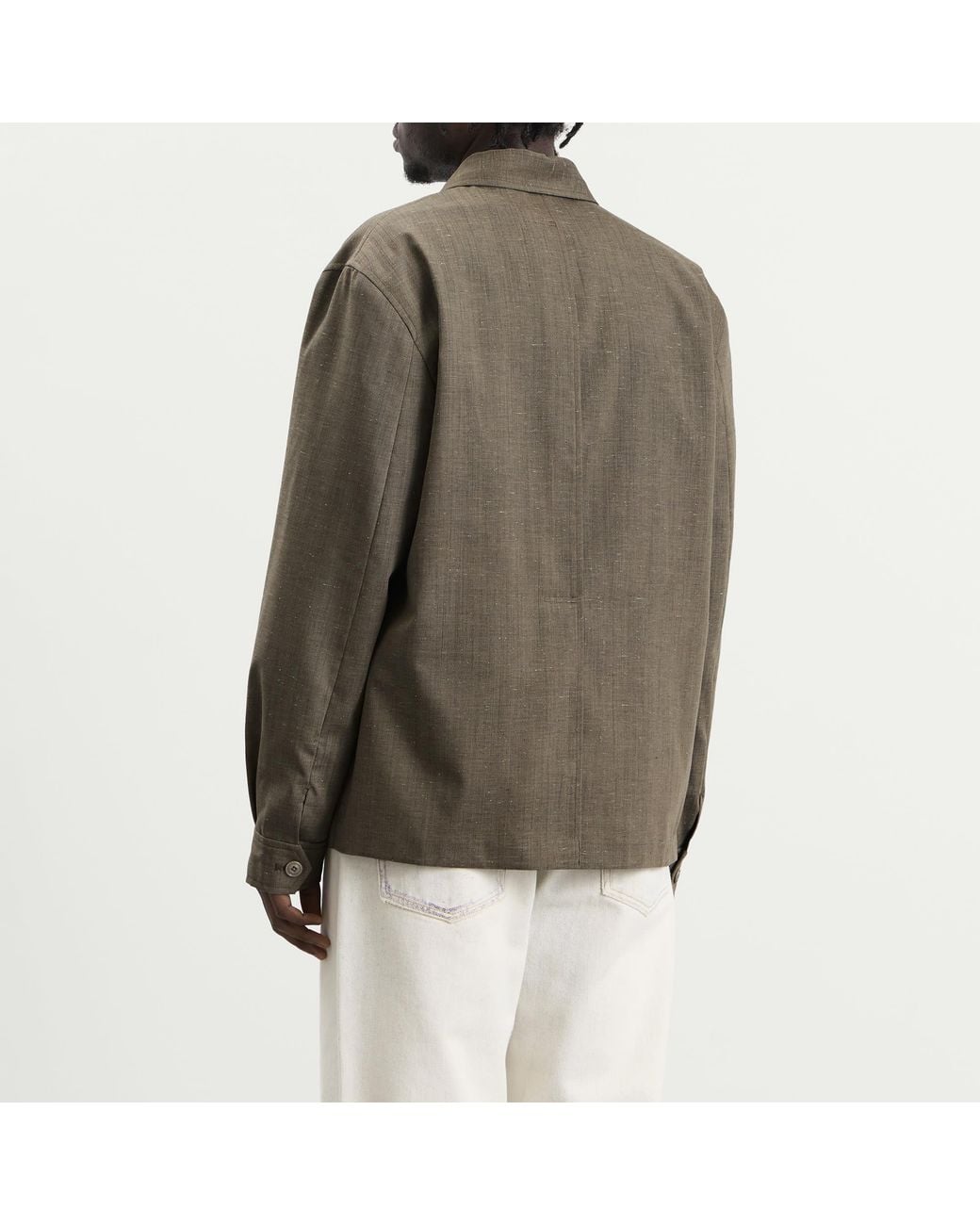 Our Legacy Green Flowy Fleck Wool Pack Blazer for men