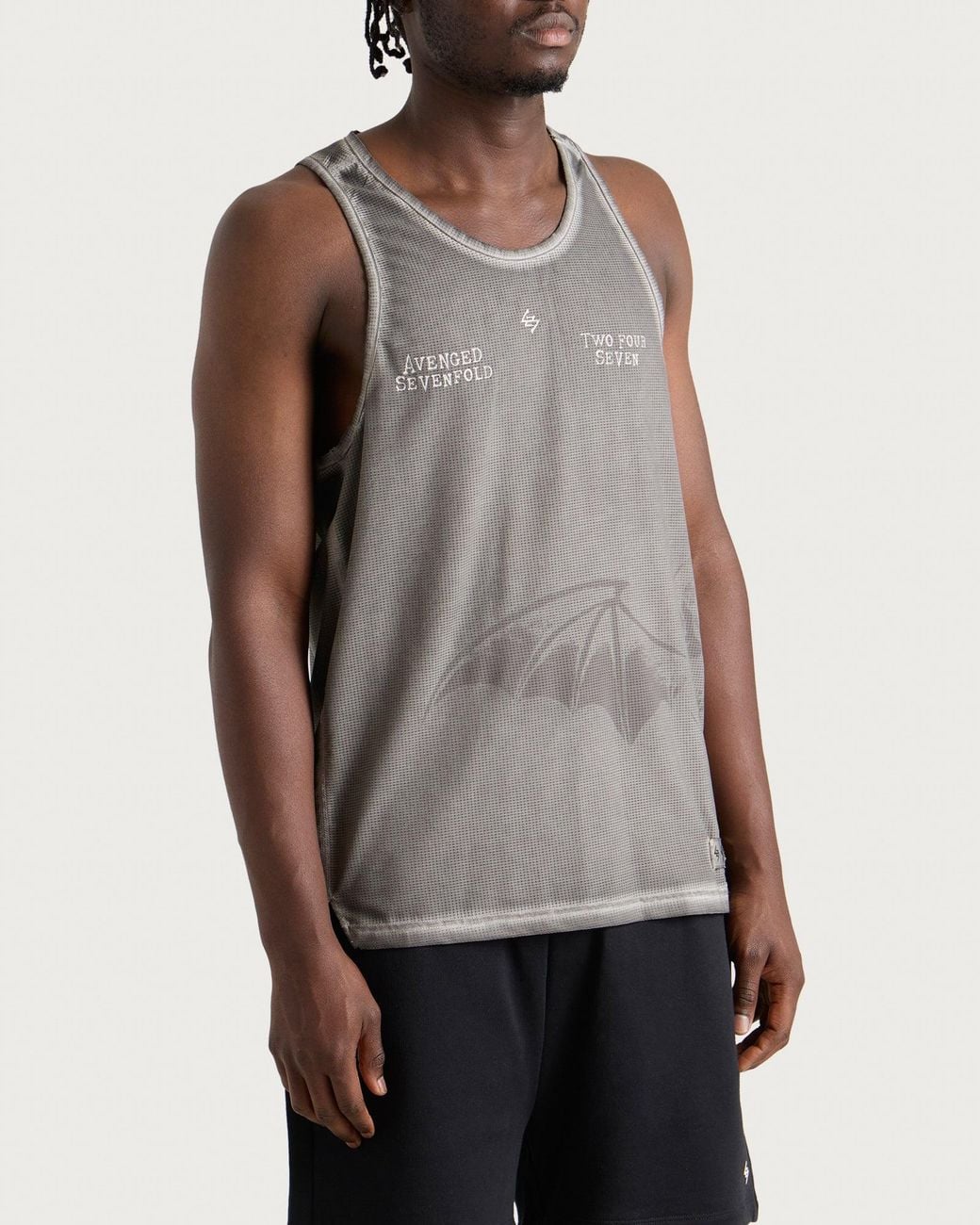 REPRESENT 247 Represent X Avenged Sevenfold Death Bat Singlet in Gray ...
