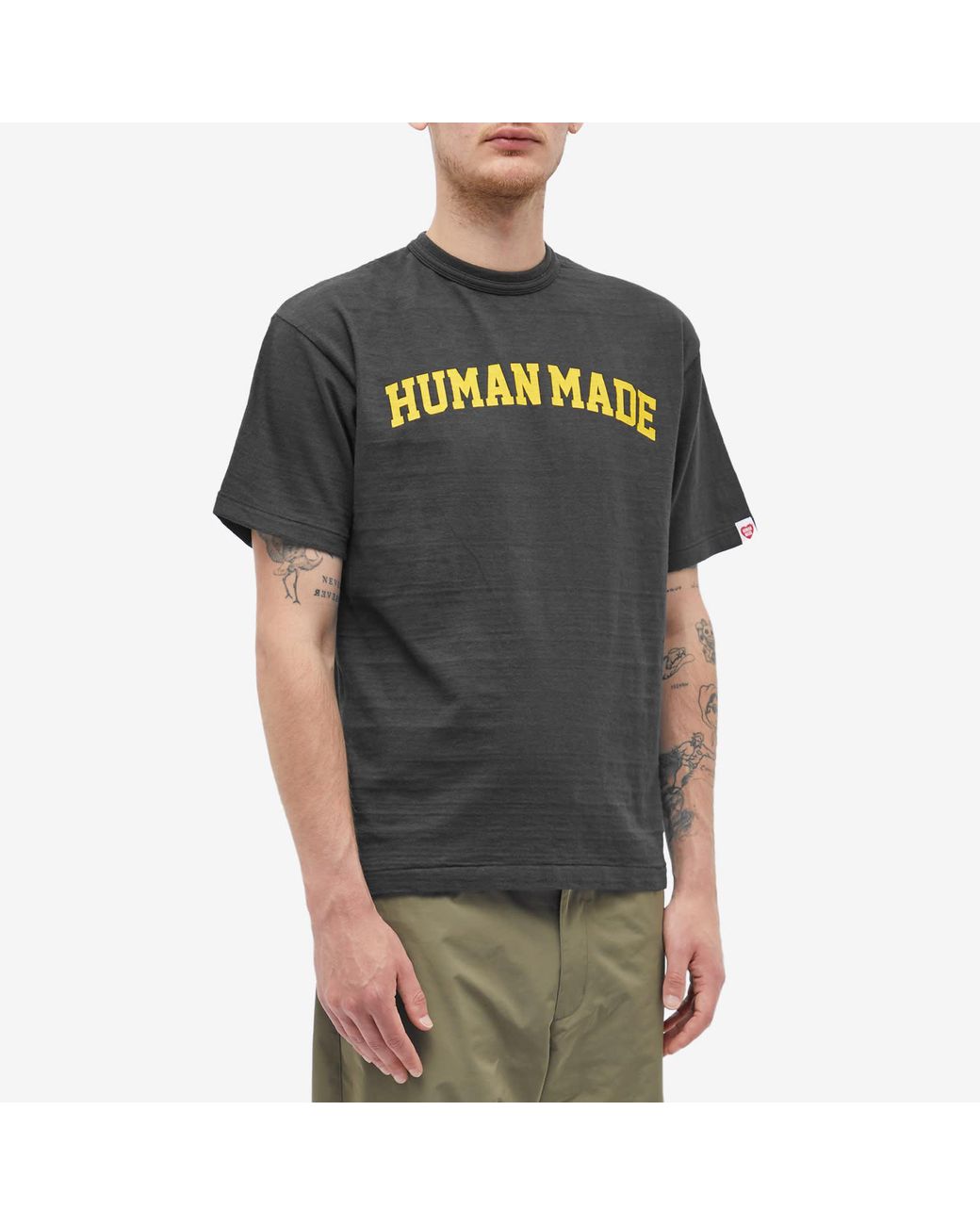 Human Made Logo T-shirt in Black for Men | Lyst
