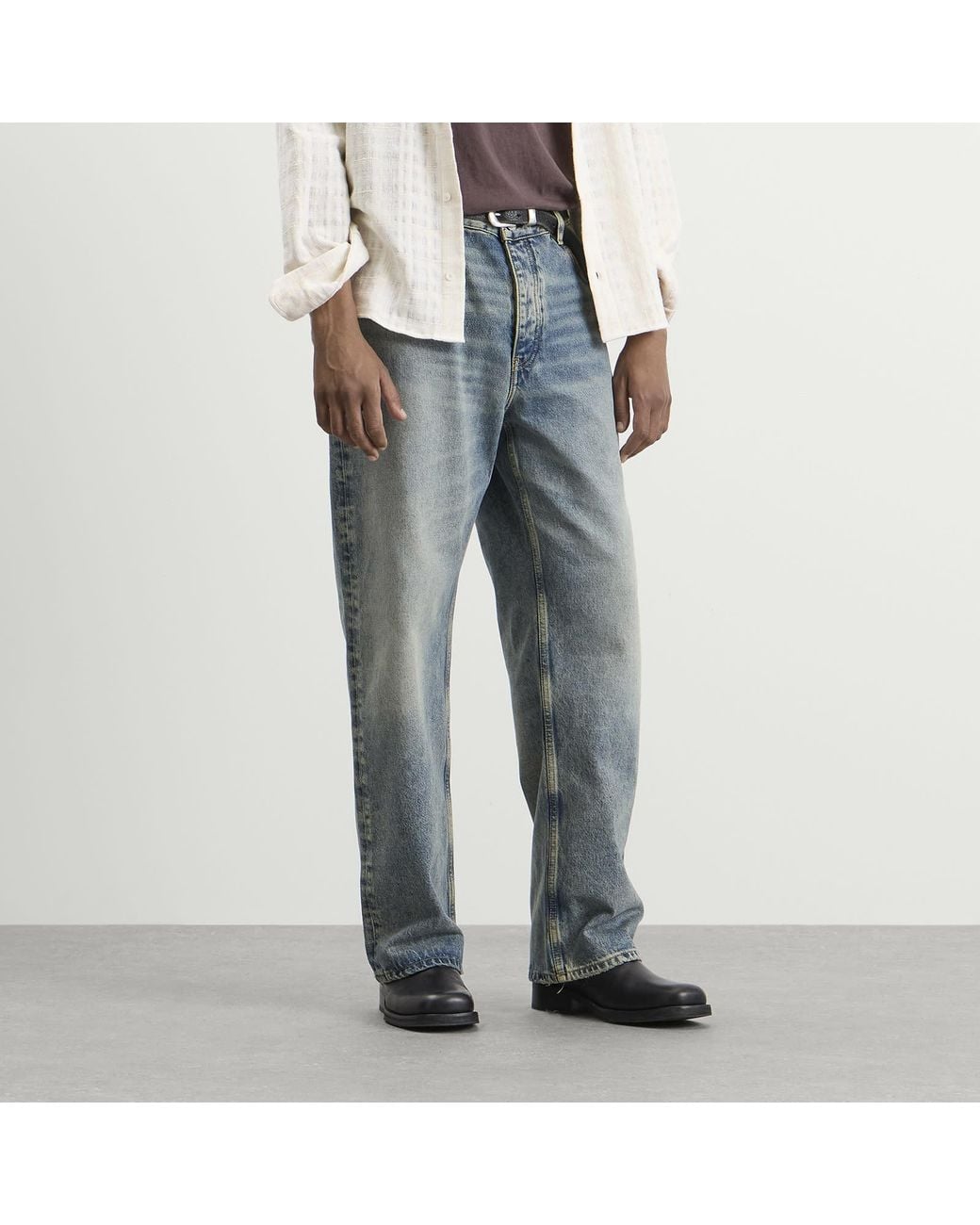Won Hundred Blue Steve Jeans for men