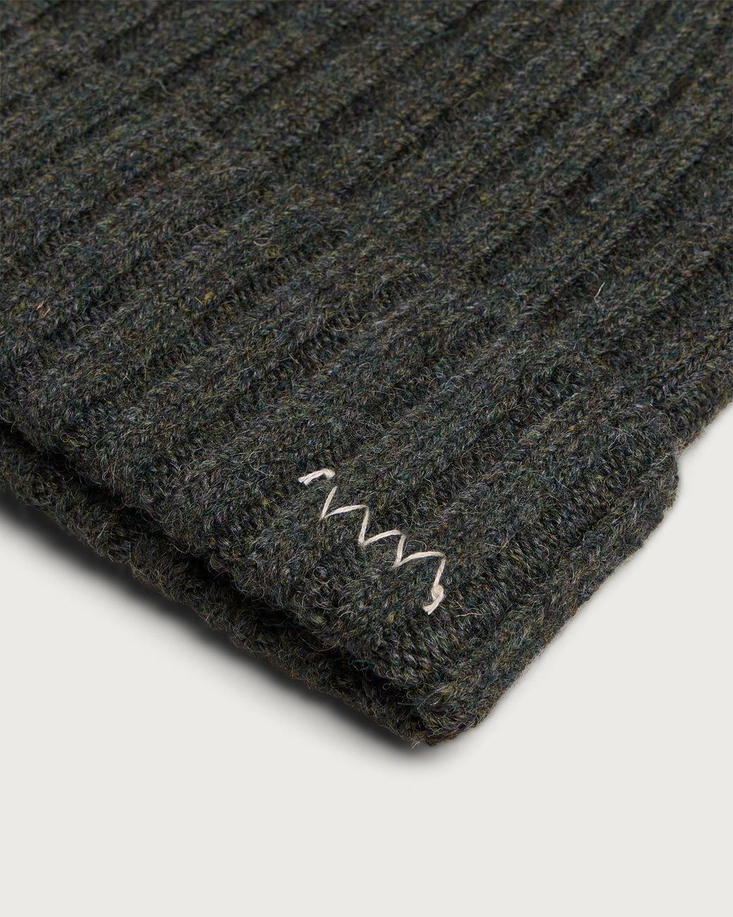 Visvim Black Knitted Wool Beanie for men