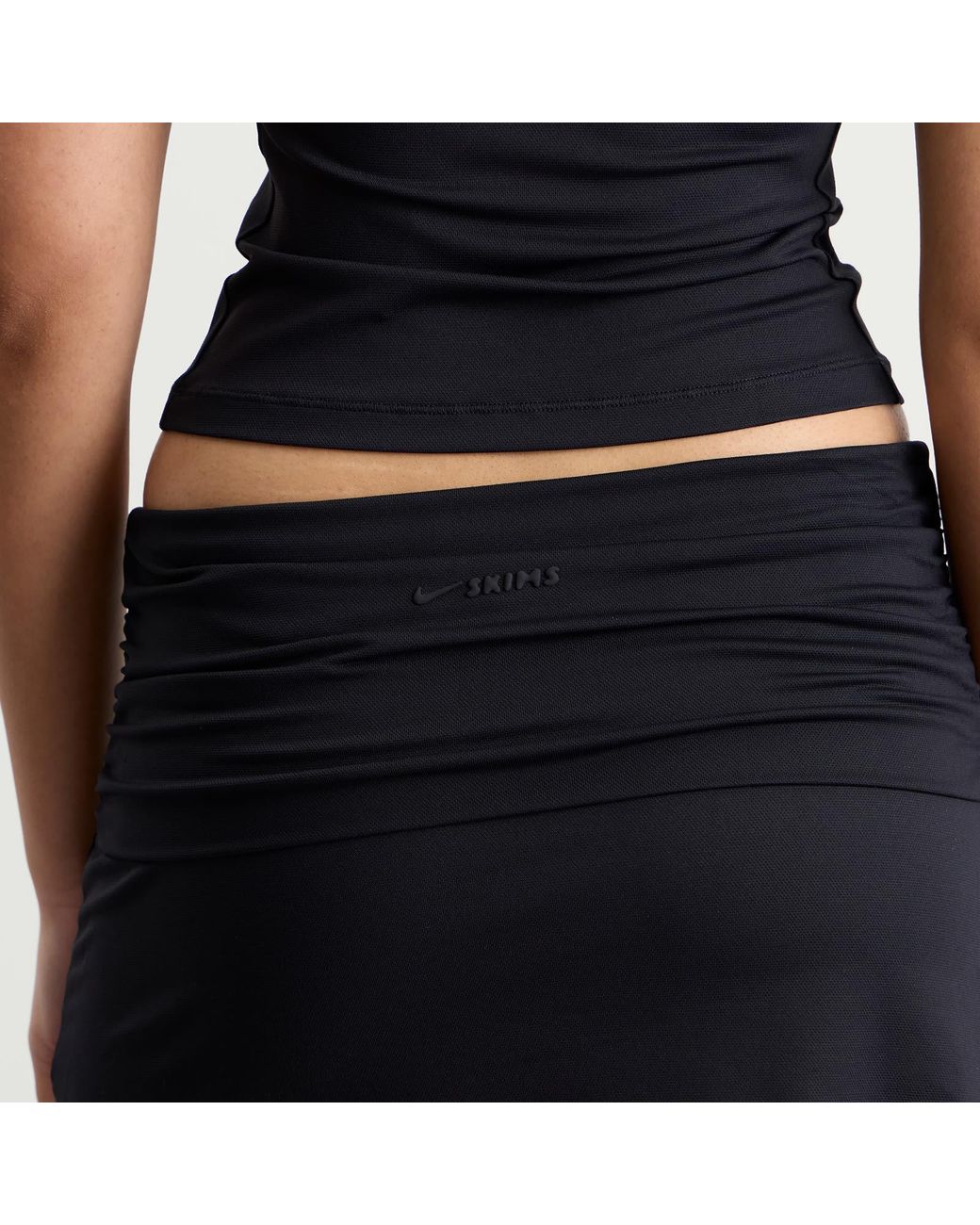 Nike Black X Skims Airy Foldover Skort