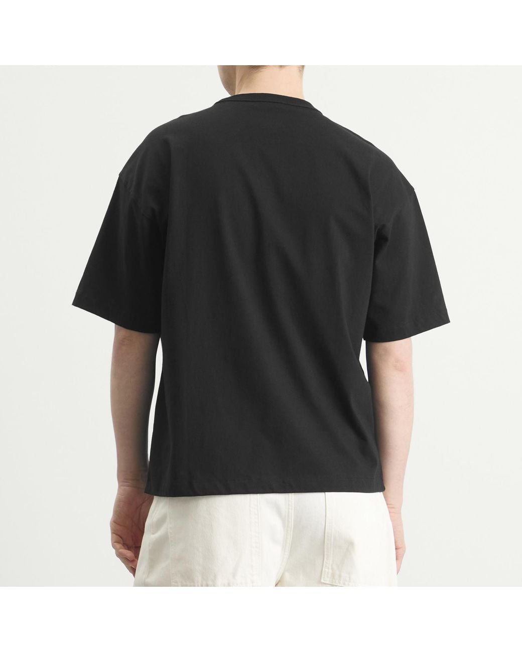 YMC Black Triple Y Print T-Shirt for men