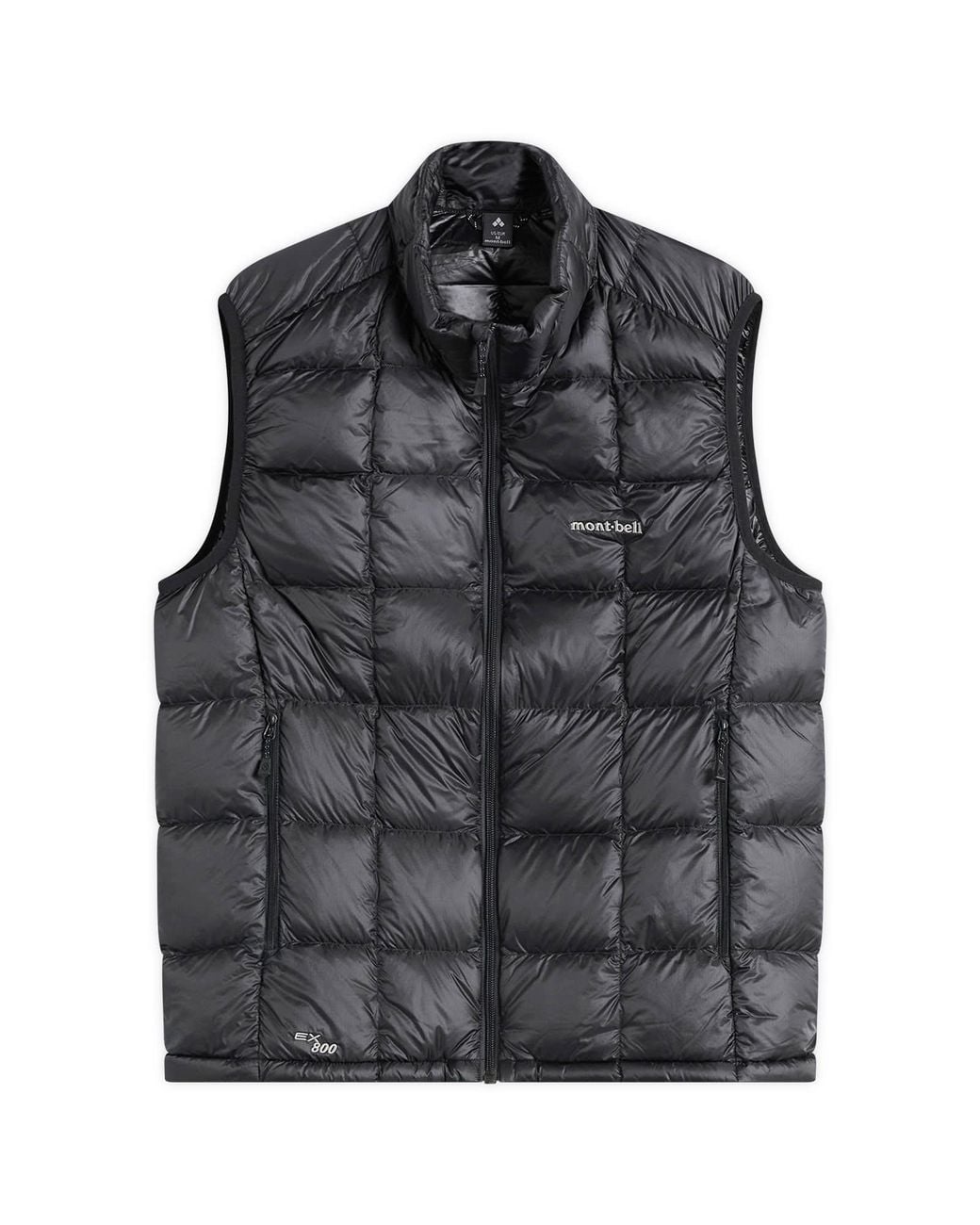 Montbell Gray Superior Down Vest for men
