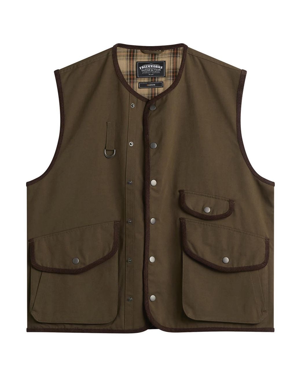 FRIZMWORKS Green Heritage Hunting Vest for men