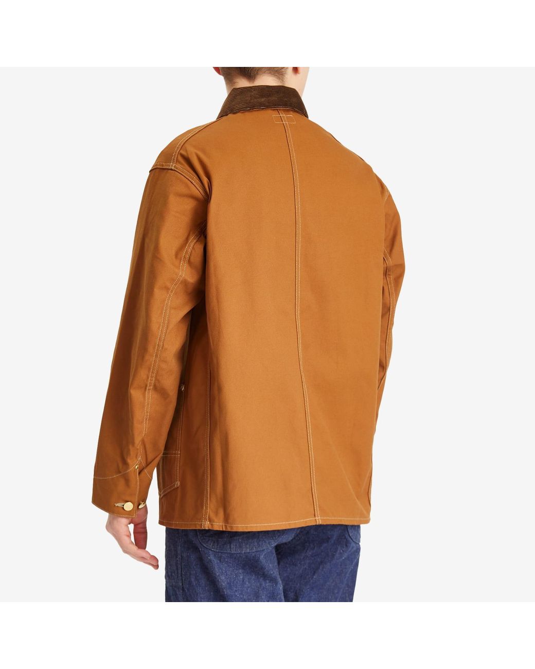 Human Made Duck Coverall Jacket in Brown for Men | Lyst