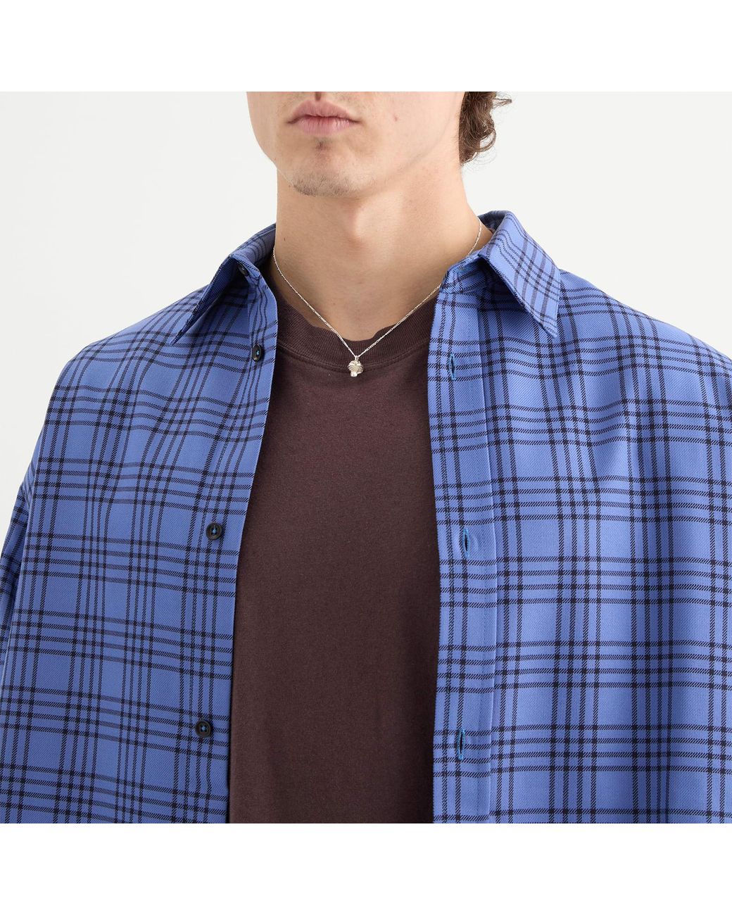 Alec Doherty Metallic Portobello Mushroom Pendant Necklace