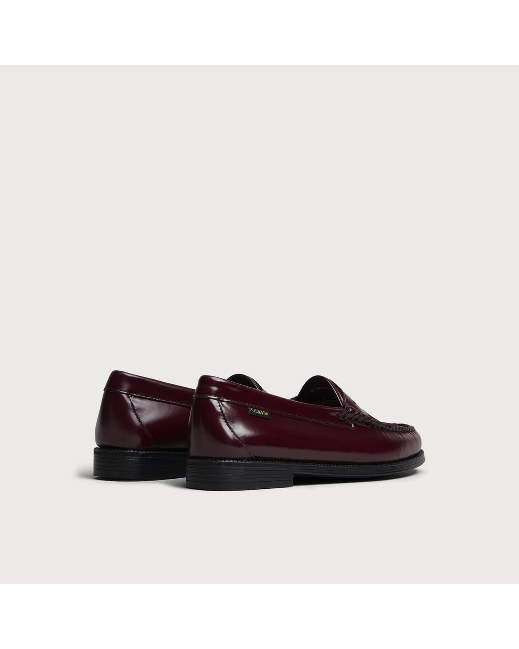 G.H.BASS Brown Easy Weejun Penny Velvet Loafers