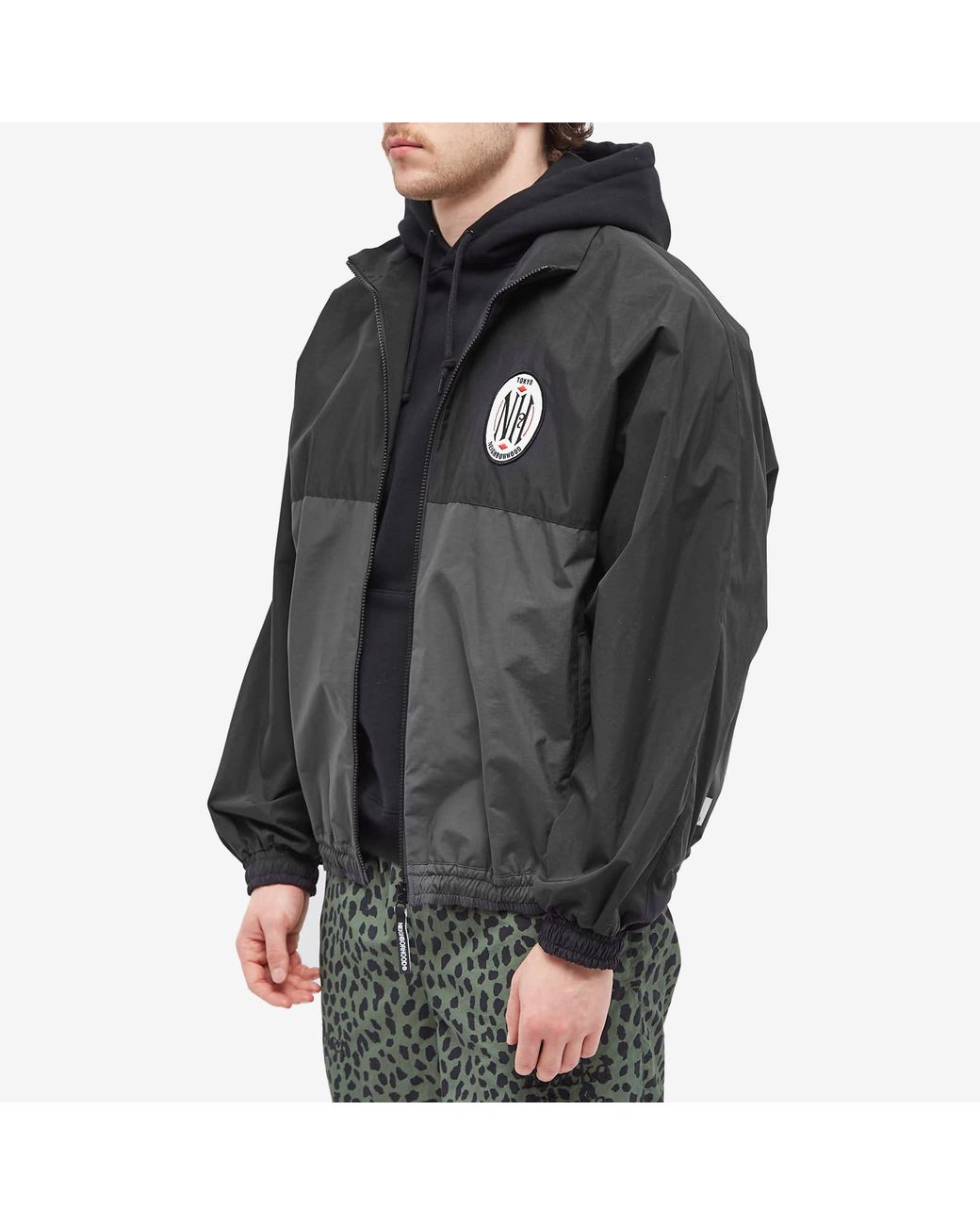 Neighborhood Bicolor Track Jacket in Black for Men | Lyst