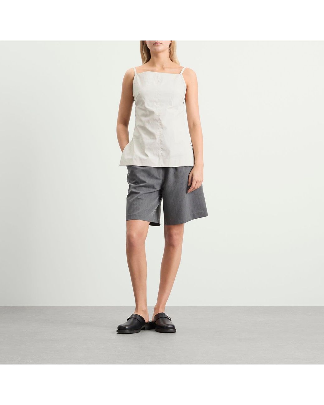 Studio Nicholson White Apron Top