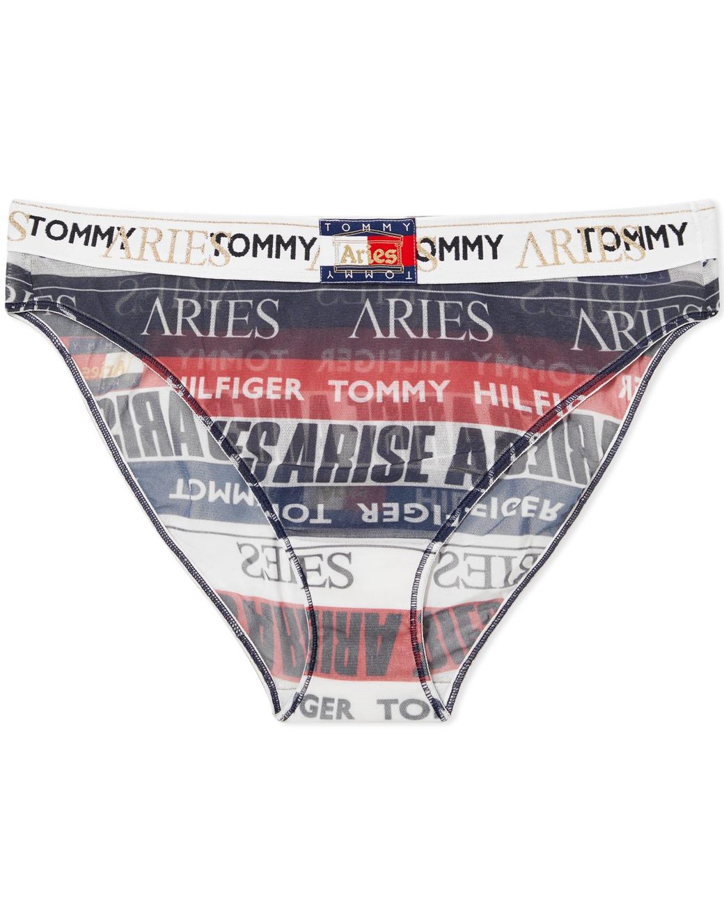Tommy Hilfiger X Aries Logo Clash Bikini in White | Lyst Australia