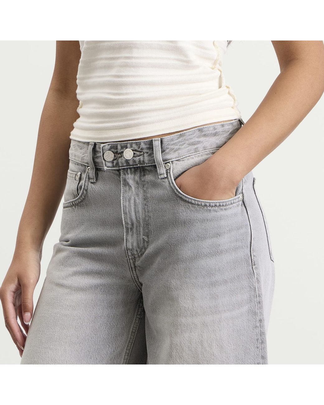 Won Hundred Gray Mika Denim Shorts