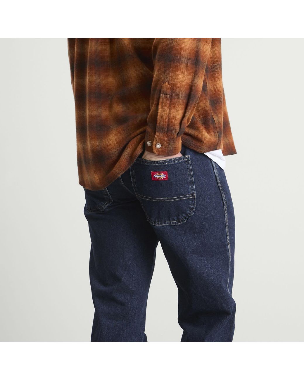 Dickies Blue 954 Relaxed Straight Work Jeans for men