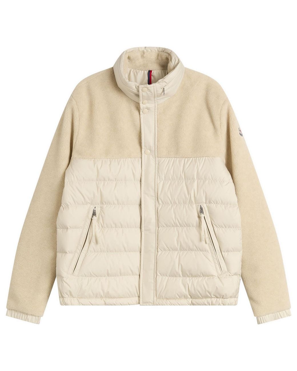 Moncler Natural Mistral Teddy Fleece Jacket for men