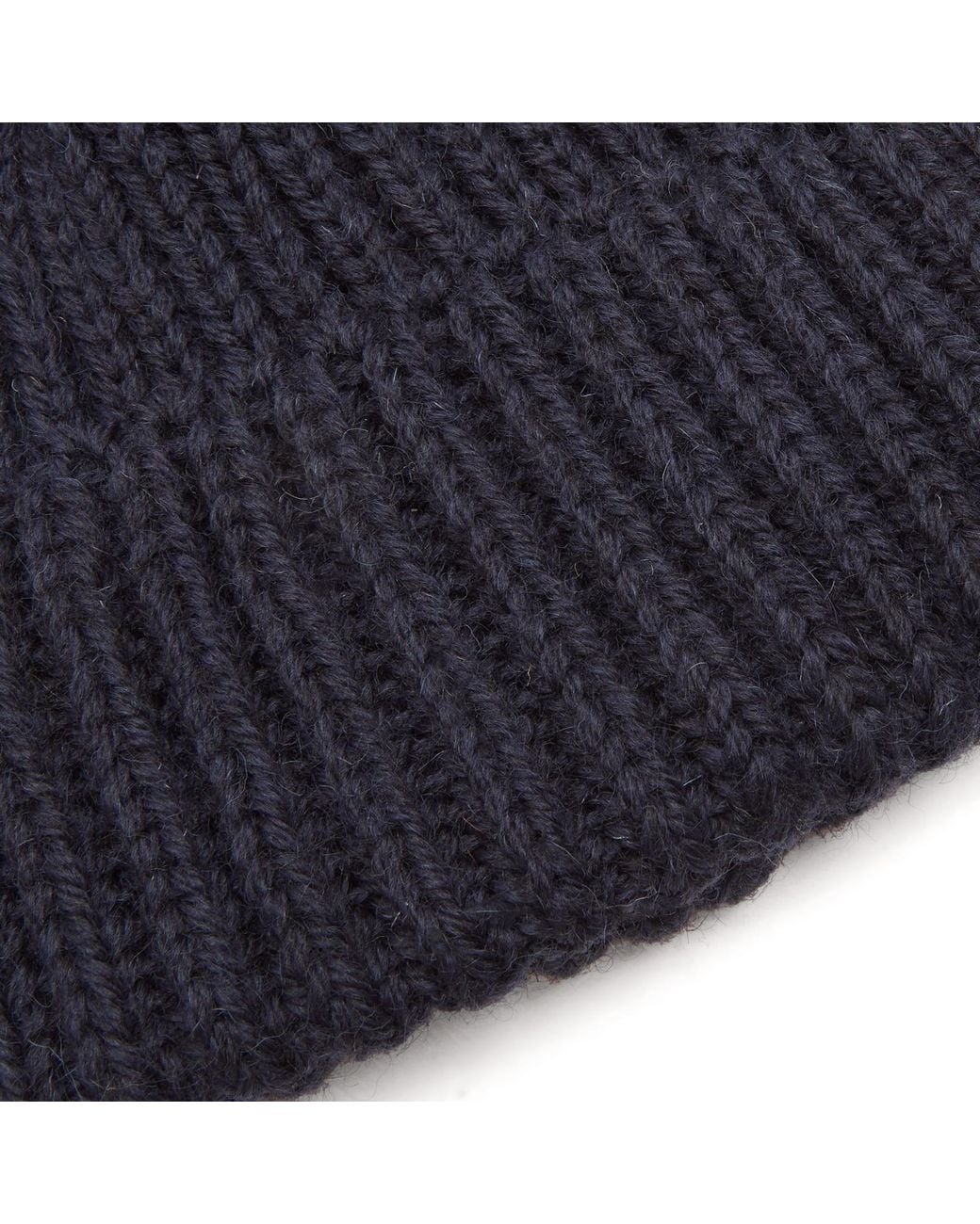 Cafe Mountain Blue Wool Toque Beanie for men