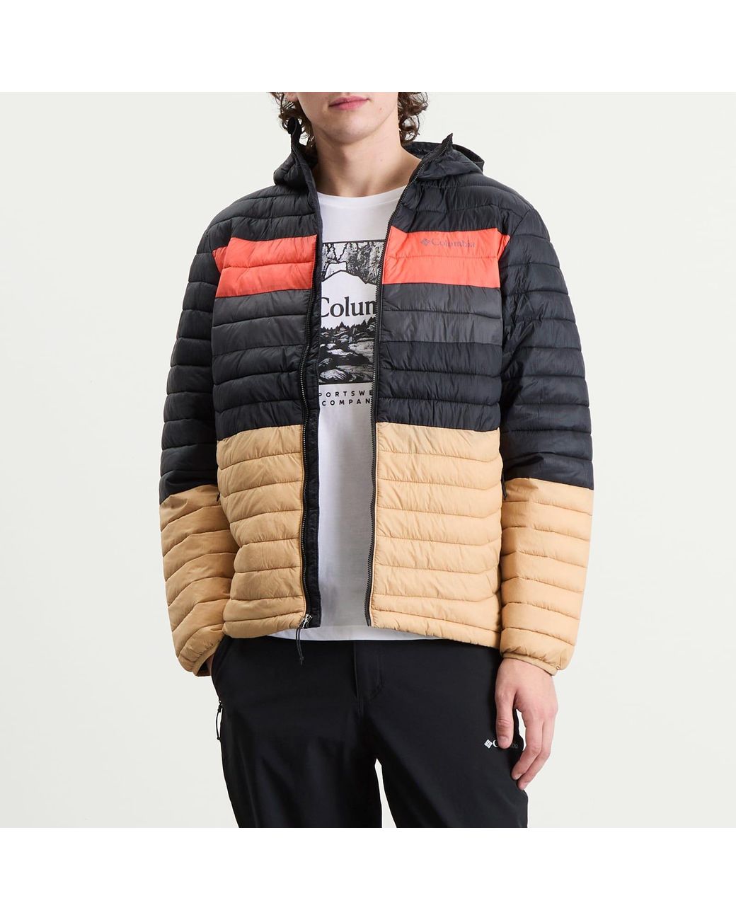 Columbia Black Powder Pass Hooded Jacket for men