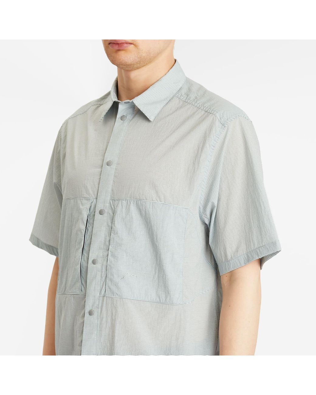 CAYL Check 2 Pocket Short Sleeve Shirt in Blue for Men | Lyst