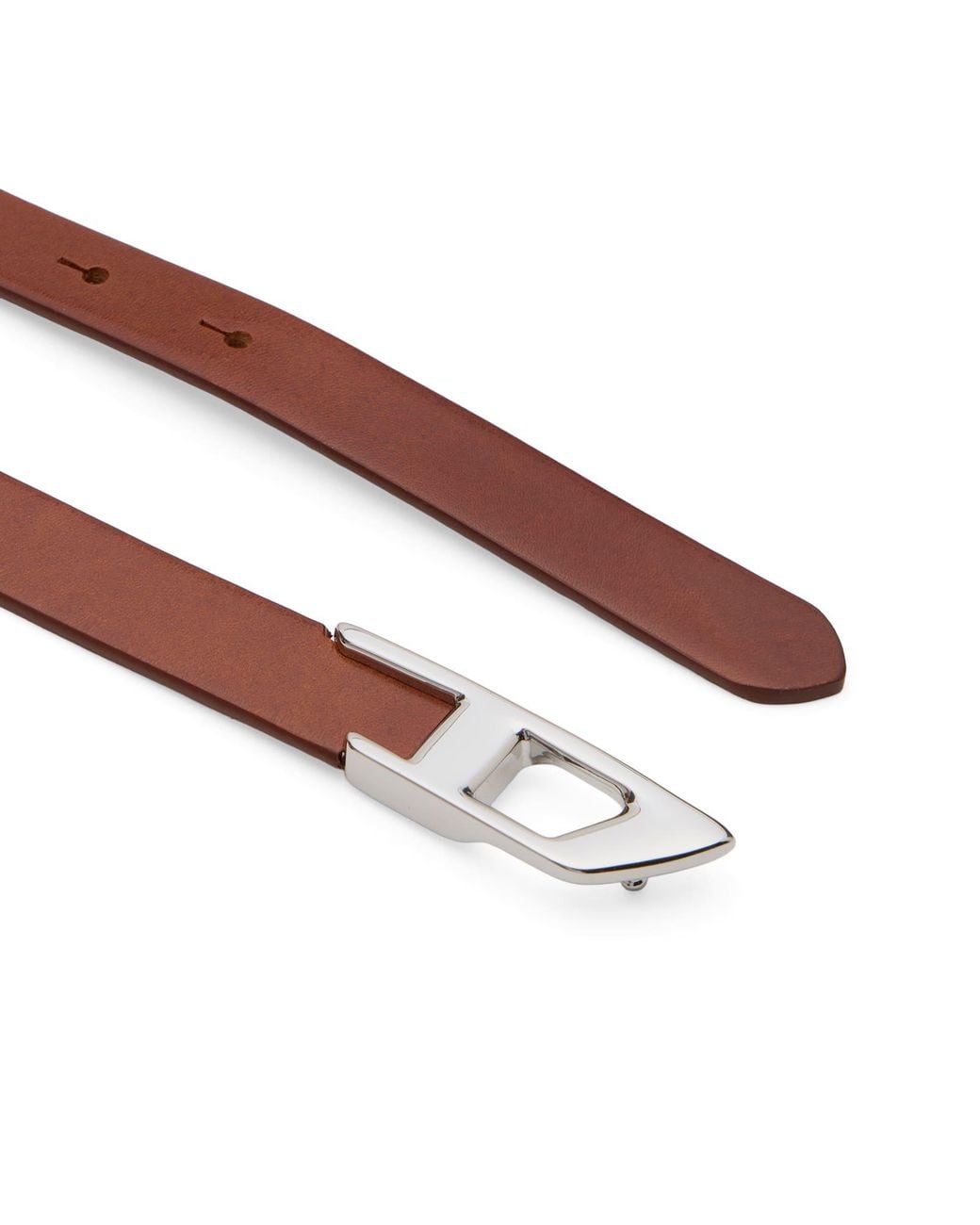 DIESEL Brown B-D Logo 2.0 20 Belt