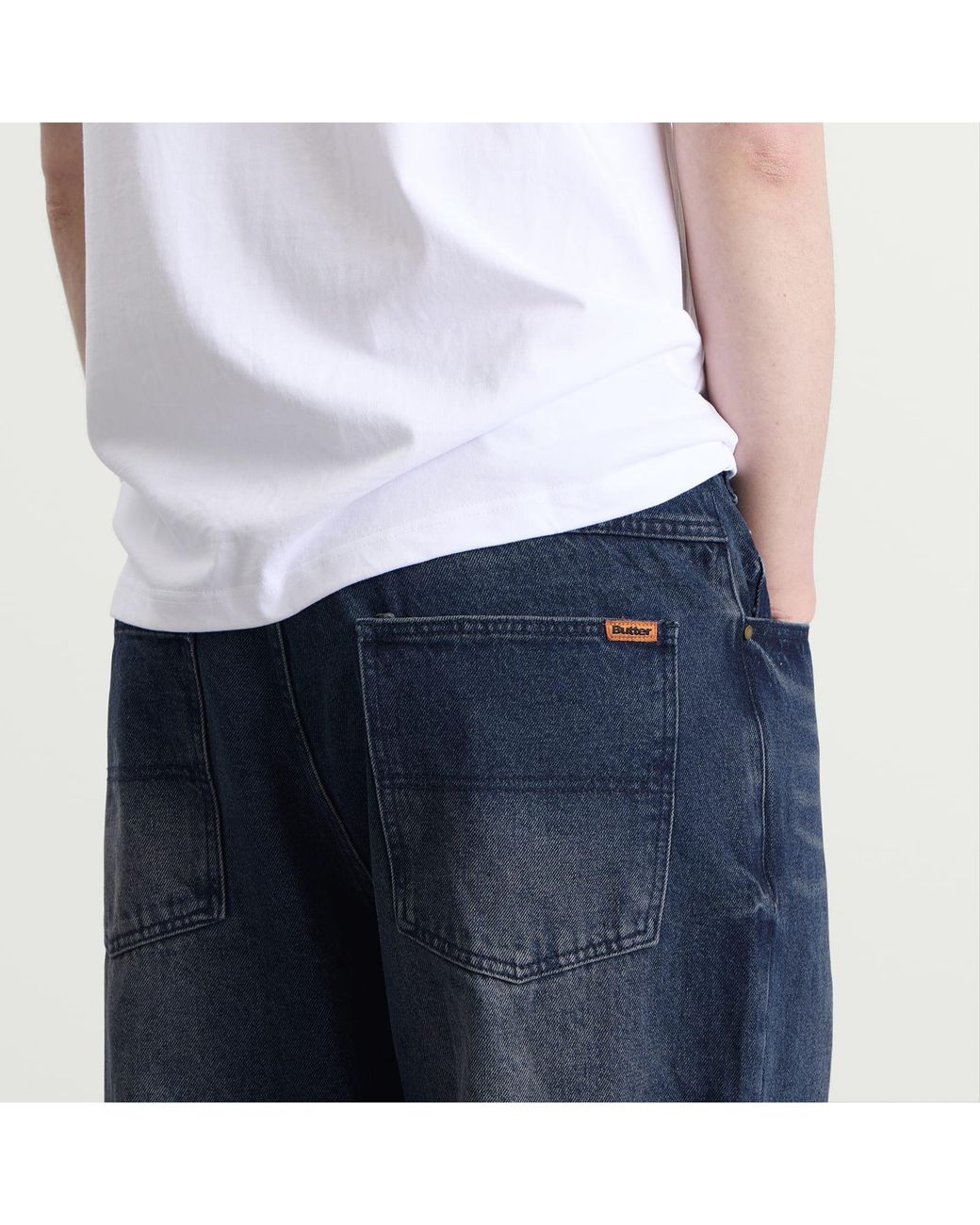 Butter Goods Blue Baggy Denim Jeans for men
