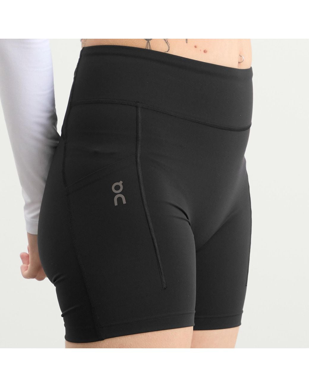 On Shoes Black Performance Tights Short