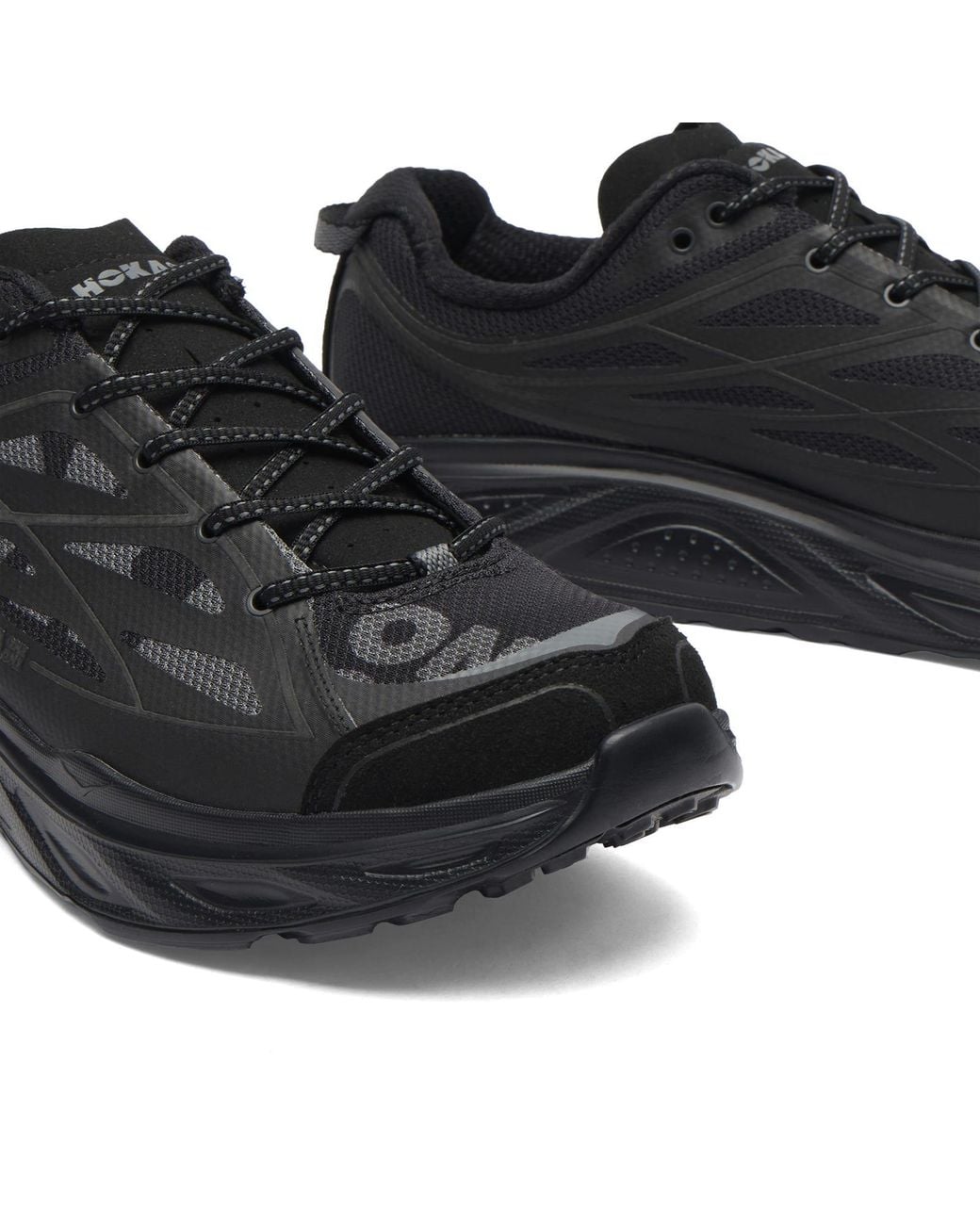 Hoka One One Black Huaka Pro Sneaker